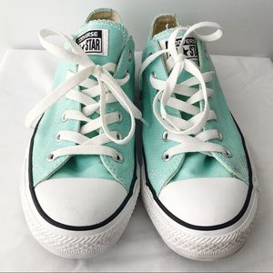Converse Aqua Low Top All Star Shoes- Size 7/9